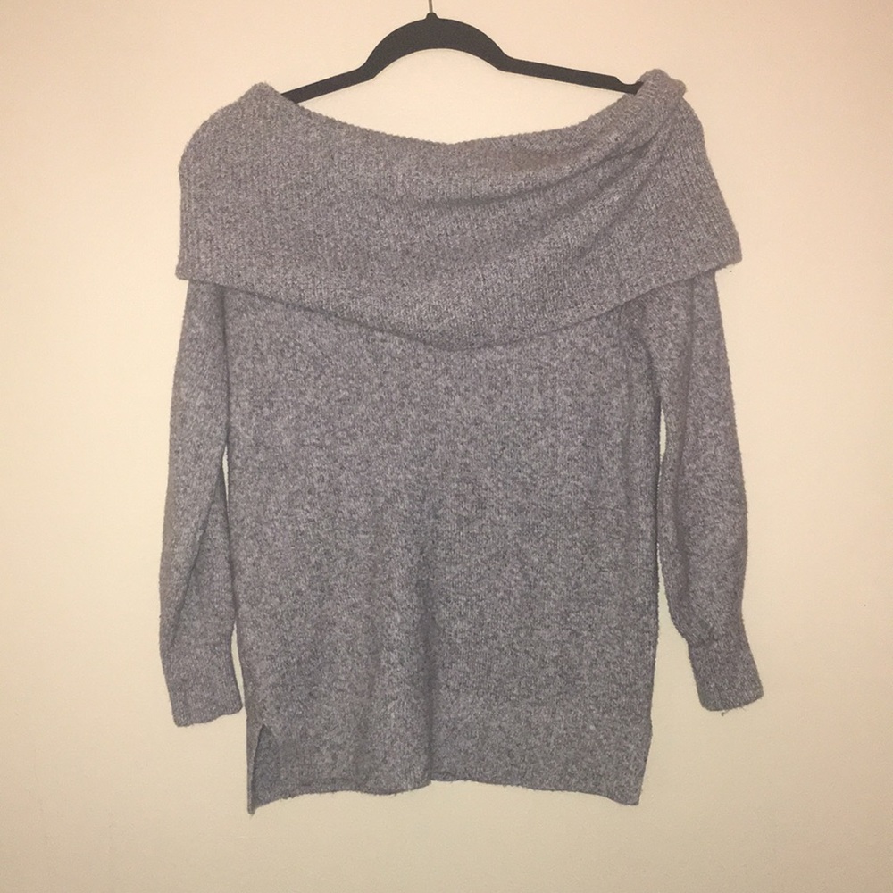 Off the shoulder sweater